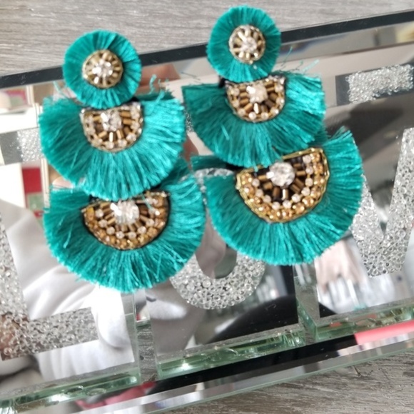 Fan Boho Fan Earrings - Picture 2 of 4